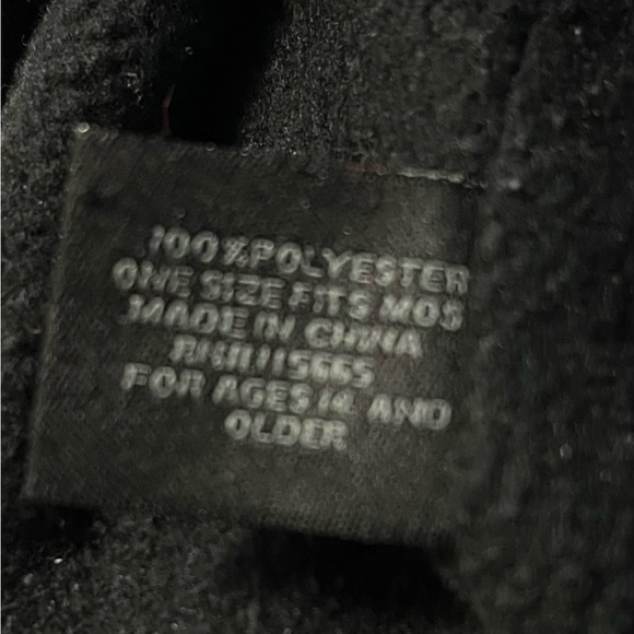 Virtis Purple Zebra Stripe Beanie Cap with Bear Ears and Pom Poms - Picture 4 of 4